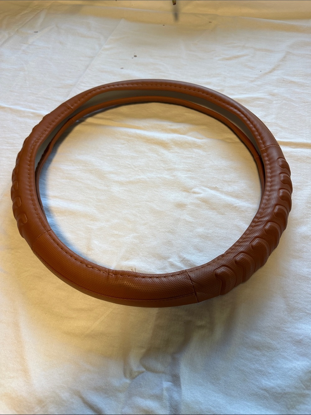 Brown Steering Wheel Cover
